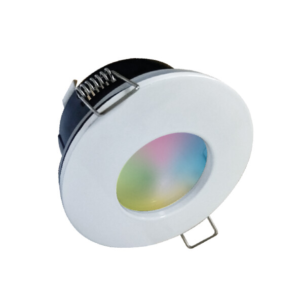 Spot Smart Blanc GU10 LED 5 W RGB+Blanc Dynamique 350 lm Ø 82 mm AMBER Arlux - Arlux - 731442
