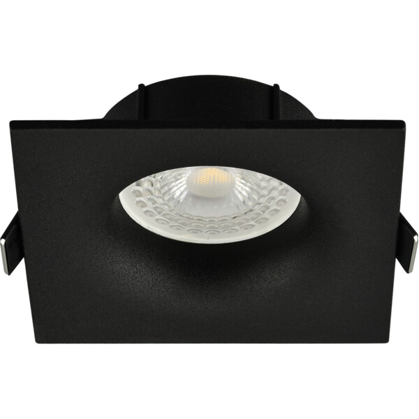 Spot Carré Noir pour Lampe Ø 50 mm Douille GU10 Inclinable SEC-202 Arlux - Arlux - 851406