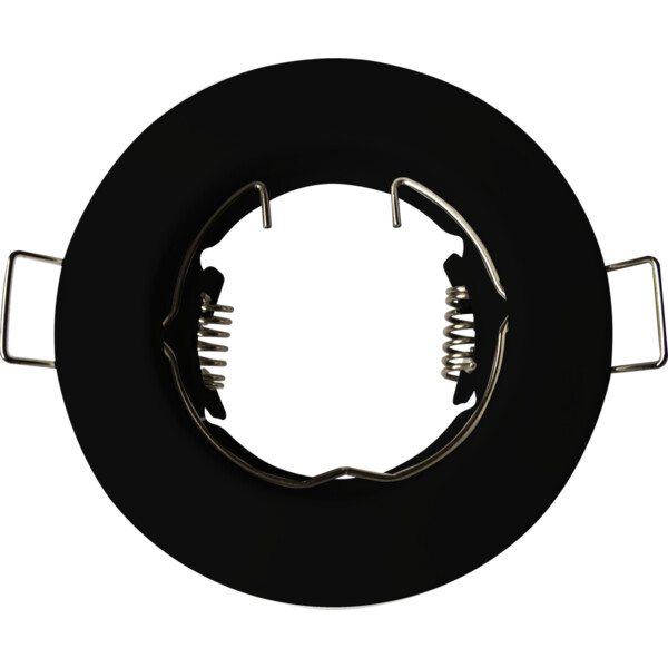 Collerette noire fixe diamètre 80mm Arlux RNG201 pour spot encastré diamètre 50mm - Arlux - 950003