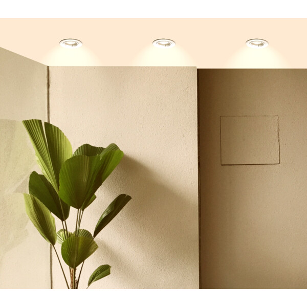 Spot encastré LED GU10 Arlux SPT201 5W 2700K 380lm blanc - Arlux - 950029