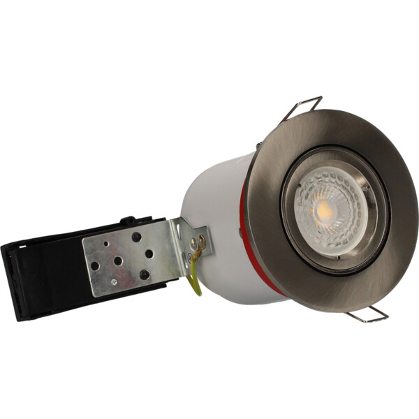 Spot encastré LED GU10 Arlux SPT204 5W 2700K 380lm acier orientable utilisation BBC - Arlux - 950093