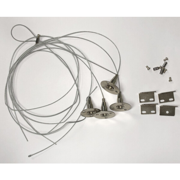 Kit de suspension pour dalle LED Arlux 4 filins de 1m avec fixations - Arlux - 730322