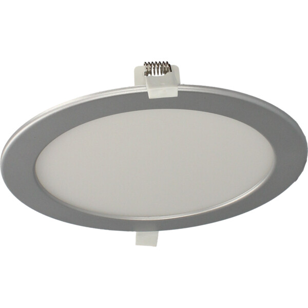 Spot encastré LED Arlux Saturn 18W 3000 à 6000K 1550lm rond silver - Arlux - 730071