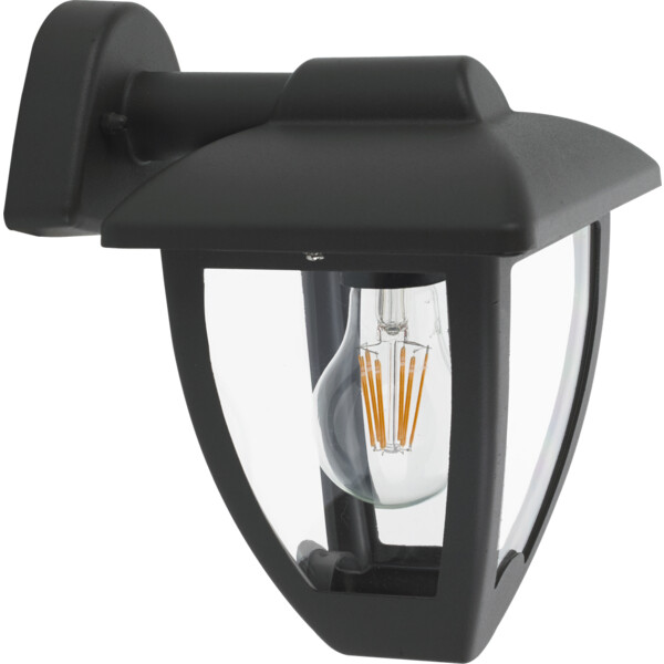 Applique descendante E27 Arlux Robin IP44 60W max. anthracite - Arlux - 111881