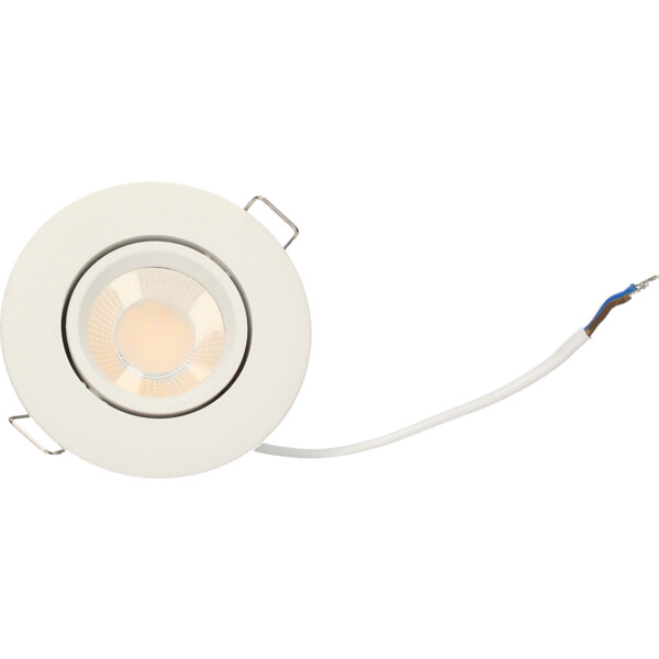 Spot encastré LED Arlux SPT651 CCT 5W 2700 à 4000K 600lm blanc orientable utilisation BBC - Arlux - 950111