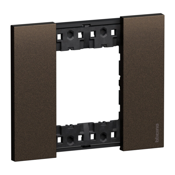 Plaque de finition 2 modules Bronze - Living Now - Arnould - BTKA4802KB