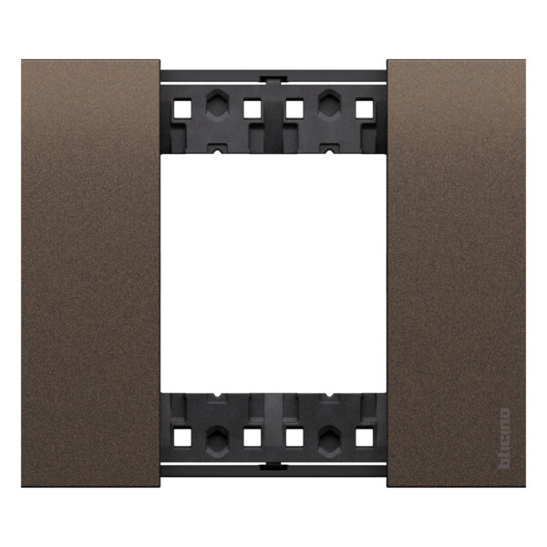 Plaque de finition 2 modules Bronze - Living Now - Arnould - BTKA4802KB
