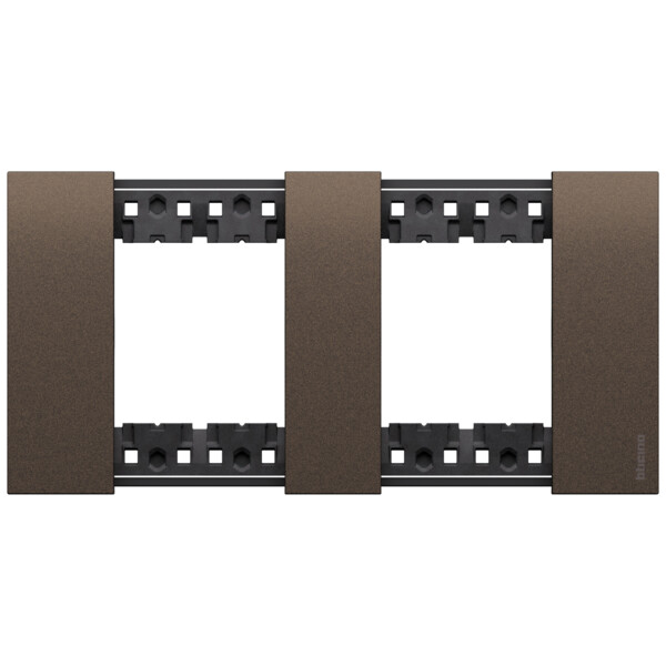 Plaque de finition 2x2 modules Bronze - Living Now - Arnould - BTKA4802M2KB