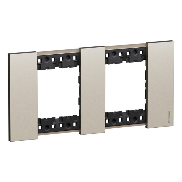 Plaque de finition 2x2 modules Champagne - Living Now - Arnould - BTKA4802M2KC