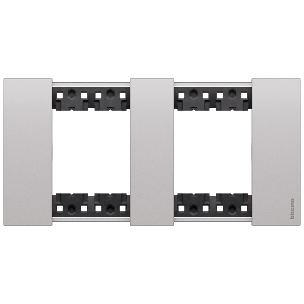 Plaque de finition 2x2 modules Acier - Living Now - Arnould - BTKA4802M2KS