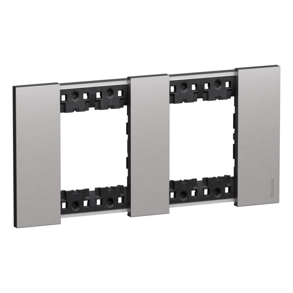 Plaque de finition 2x2 modules Acier - Living Now - Arnould - BTKA4802M2KS