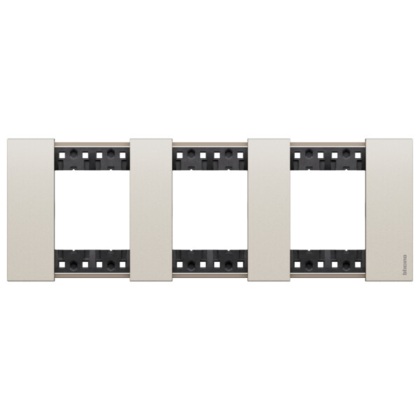 Plaque de finition 2x3 modules Champagne - Living Now - Arnould - BTKA4802M3KC