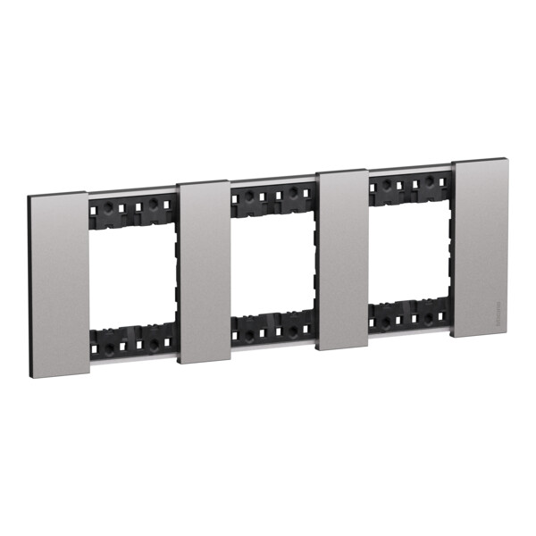 Plaque de finition 2x3 modules Acier - Living Now - Arnould - BTKA4802M3KS