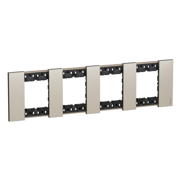 Plaque de finition 2x4 modules Champagne - Living Now - Arnould - BTKA4802M4KC