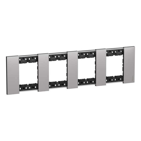 Plaque de finition 2x4 modules Acier - Living Now - Arnould - BTKA4802M4KS