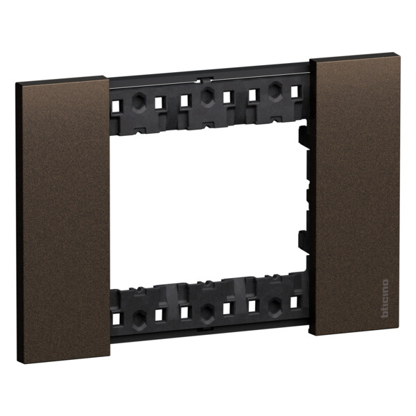 Plaque de finition 3 modules Bronze - Living Now - Arnould - BTKA4803KB