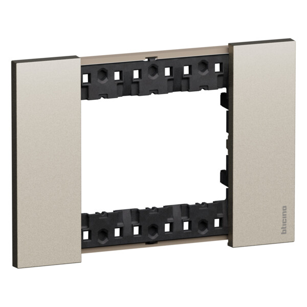 Plaque de finition 3 modules Champagne - Living Now - Arnould - BTKA4803KC
