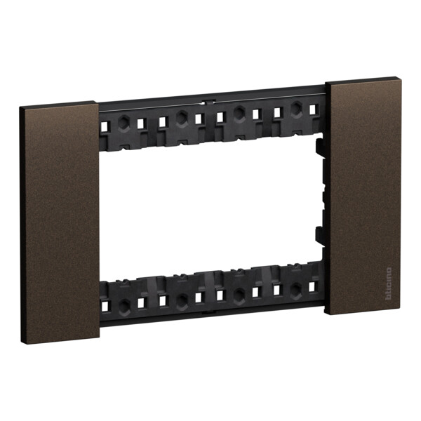 Plaque de finition 4 modules Bronze - Living Now - Arnould - BTKA4804KB