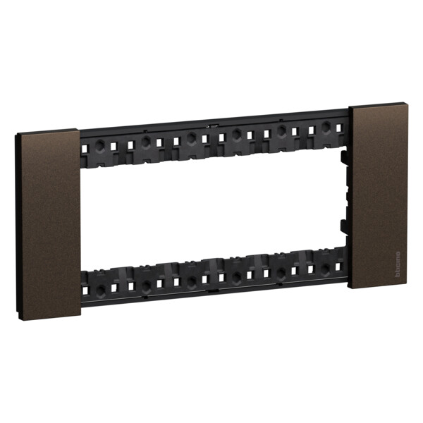 Plaque de finition 6 modules Bronze - Living Now - Arnould - BTKA4806KB