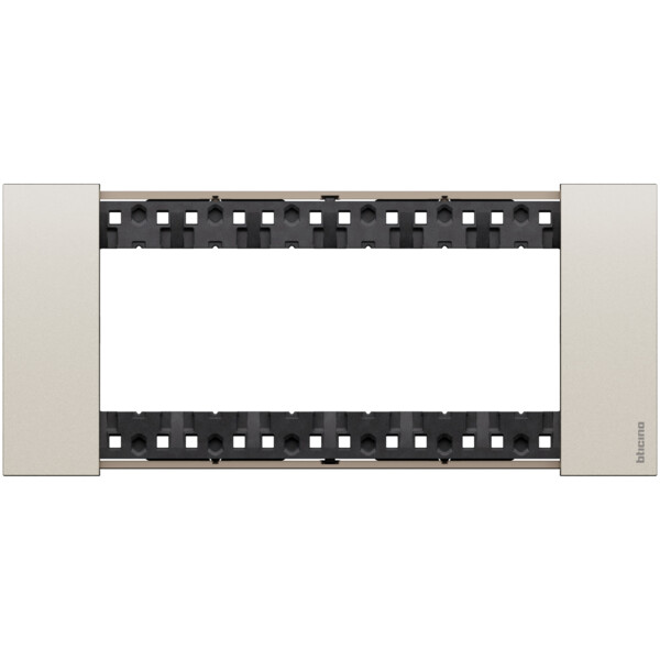 Plaque de finition 6 modules Champagne - Living Now - Arnould - BTKA4806KC