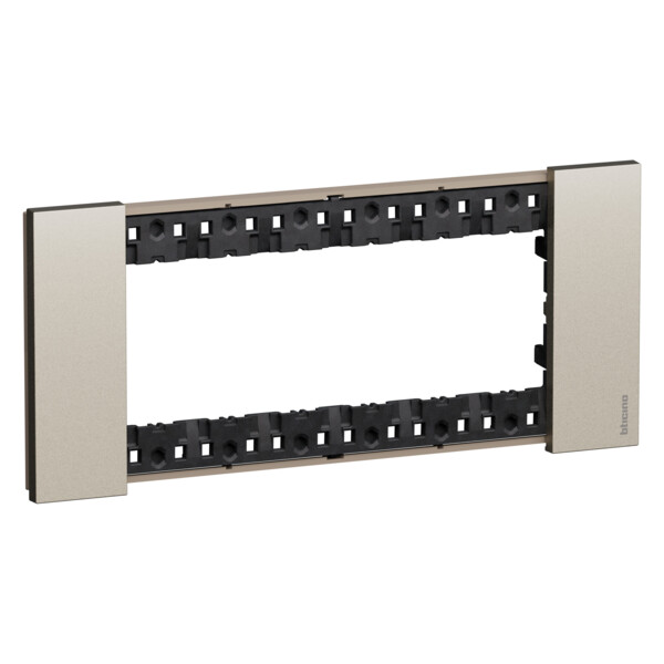 Plaque de finition 6 modules Champagne - Living Now - Arnould - BTKA4806KC