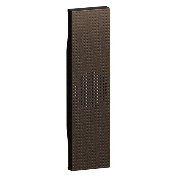 Enjoliveur sonnette buzzer 1 module Bronze - Living Now - Arnould - BTKB15