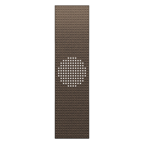 Enjoliveur sonnette buzzer 1 module Bronze - Living Now - Arnould - BTKB15