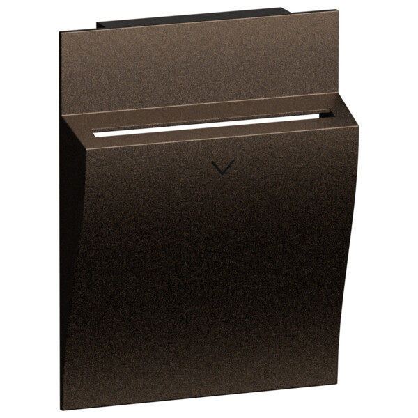 Enjoliveur lecteur de badge 2 modules - Bronze - Living Now - Arnould - BTKB22M2