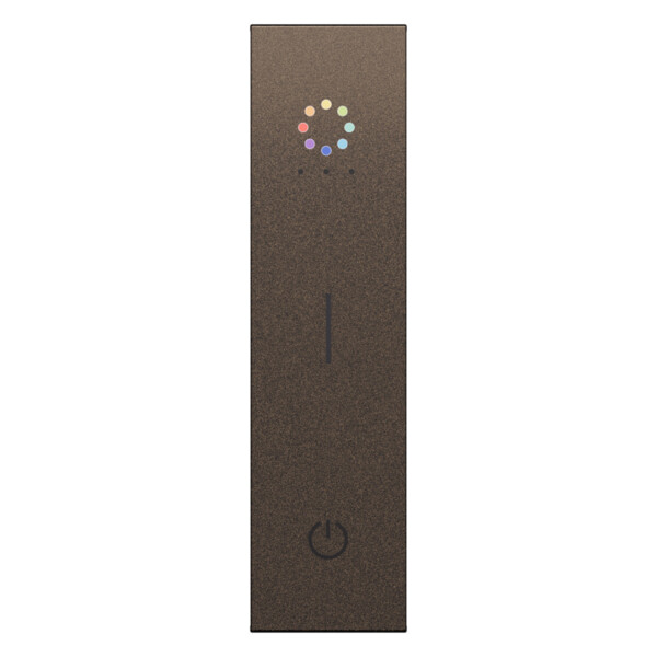 Enjoliveur interrupteur sans fil 1 module - Bronze - Living Now - Arnould - BTKB39