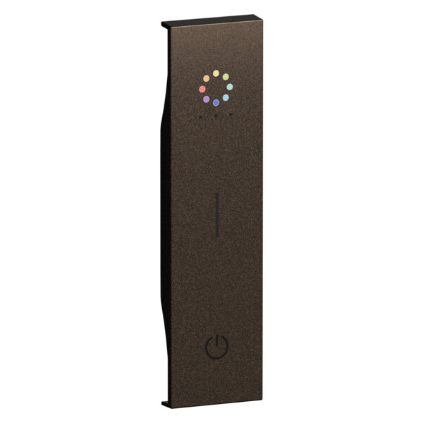 Enjoliveur interrupteur sans fil 1 module - Bronze - Living Now - Arnould - BTKB39