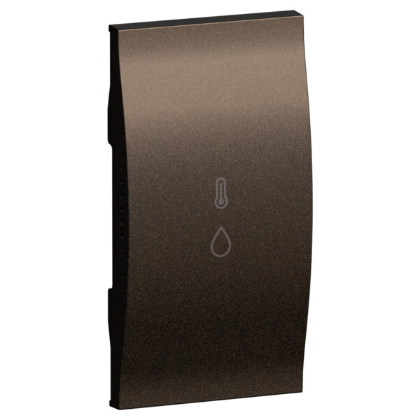 Enjoliveur capteur température et humidité 2 modules - Bronze - Living Now - Arnould - BTKB45M2