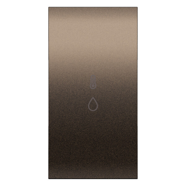 Enjoliveur capteur température et humidité 2 modules - Bronze - Living Now - Arnould - BTKB45M2