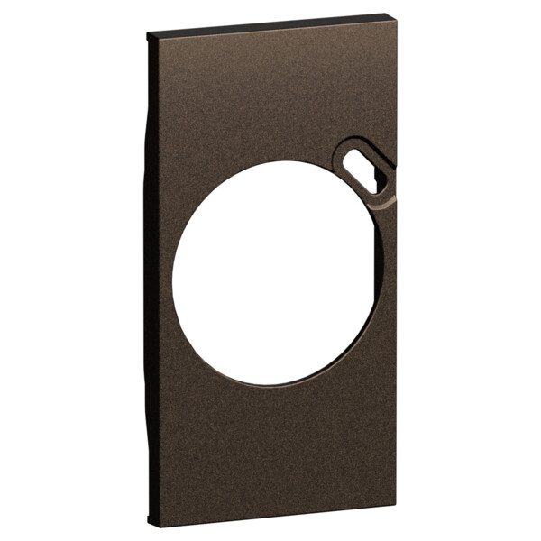 Enjoliveur prise Schuko + USB 2 modules Bronze - Living Now - Arnould - BTKB62