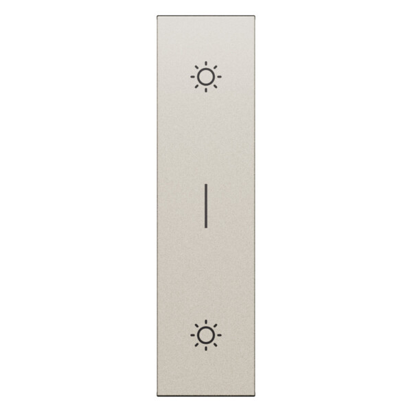 Enjoliveur double poussoir 1 module - Champagne - Living Now - Arnould - BTKC05L