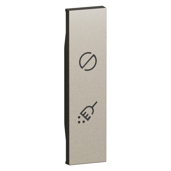 Enjoliveur double commande hôtel 1 module Champagne - Living Now - Arnould - BTKC11H