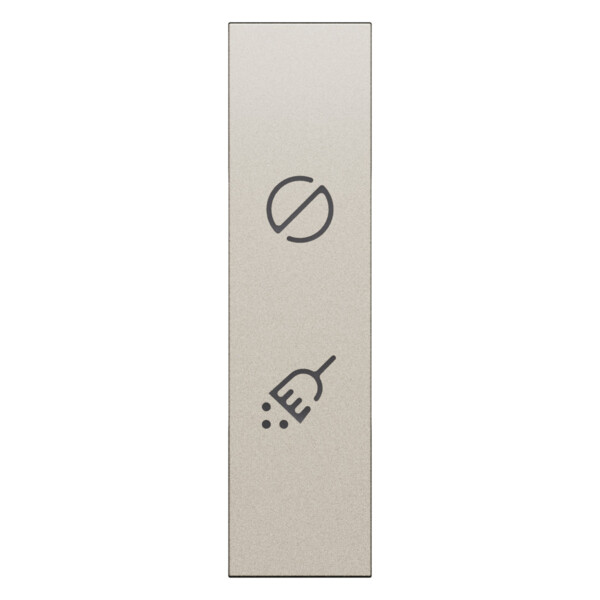 Enjoliveur double commande hôtel 1 module Champagne - Living Now - Arnould - BTKC11H