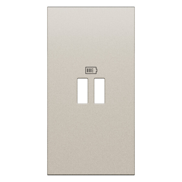 Enjoliveur chargeur USB 2 modules Champagne - Living Now - Arnould - BTKC12C