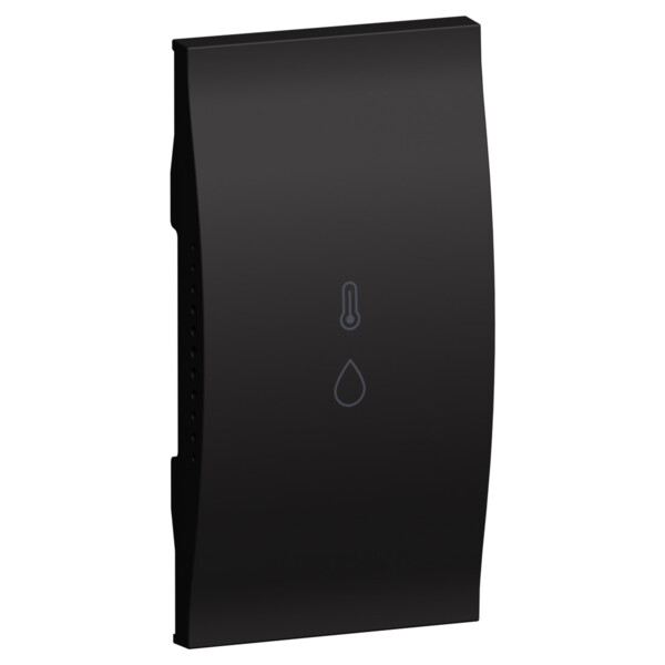 Enjoliveur capteur température et humidité 2 modules - noir - Living Now - Arnould - BTKG45M2