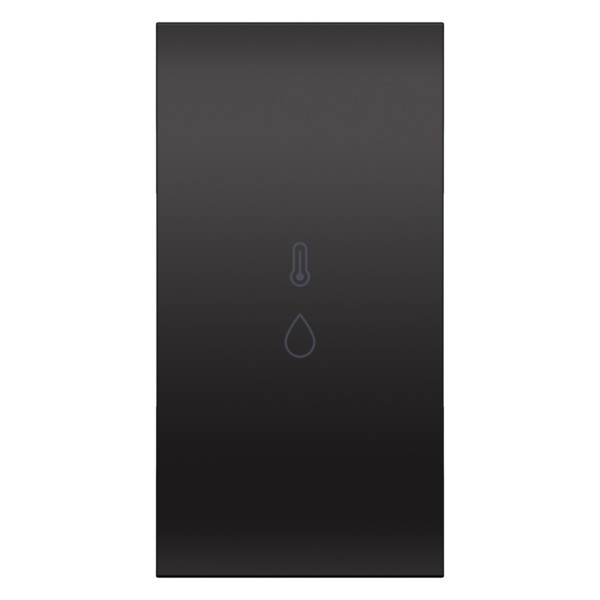 Enjoliveur capteur température et humidité 2 modules - noir - Living Now - Arnould - BTKG45M2