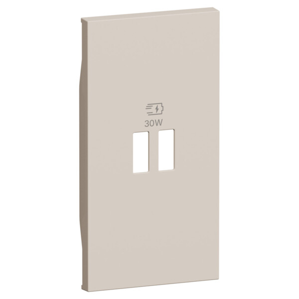 Enjoliveur Living Now double chargeur USB Power Delivery 30W - Sable - Arnould - BTKM14PD