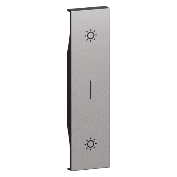 Enjoliveur double poussoir 1 module - Acier - Living Now - Arnould - BTKS05L
