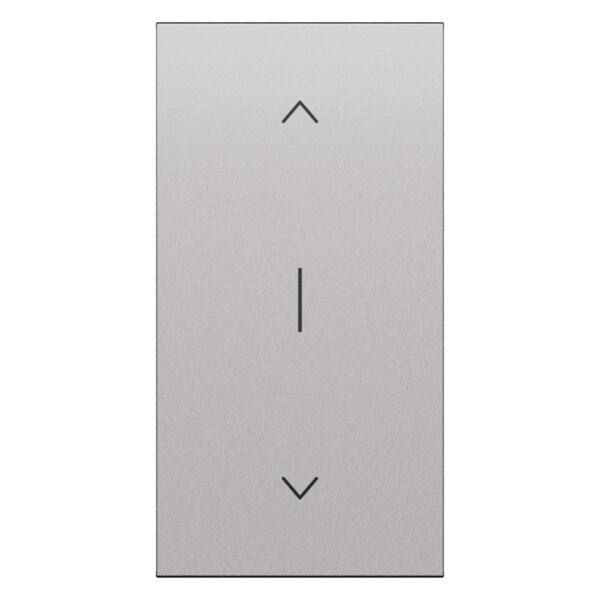 Enjoliveur commande volet 2 modules Acier - Living Now - Arnould - BTKS05M2