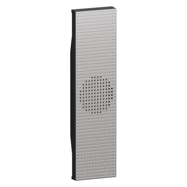 Enjoliveur sonnette/buzzer 1 module Acier - Living Now - Arnould - BTKS15