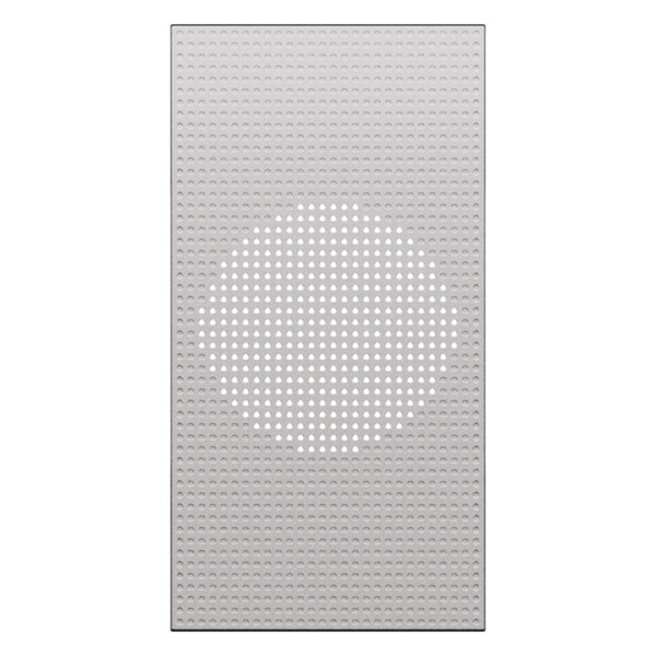 Enjoliveur sonnette/buzzer 2 modules Acier - Living Now - Arnould - BTKS15M2