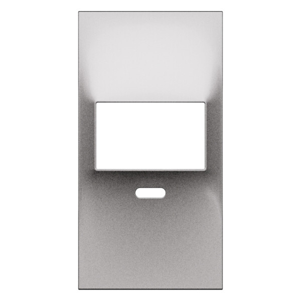 Enjoliveur détecteur 2 fils avec dérogation 2 modules Acier - Living Now - Arnould - BTKS17SL