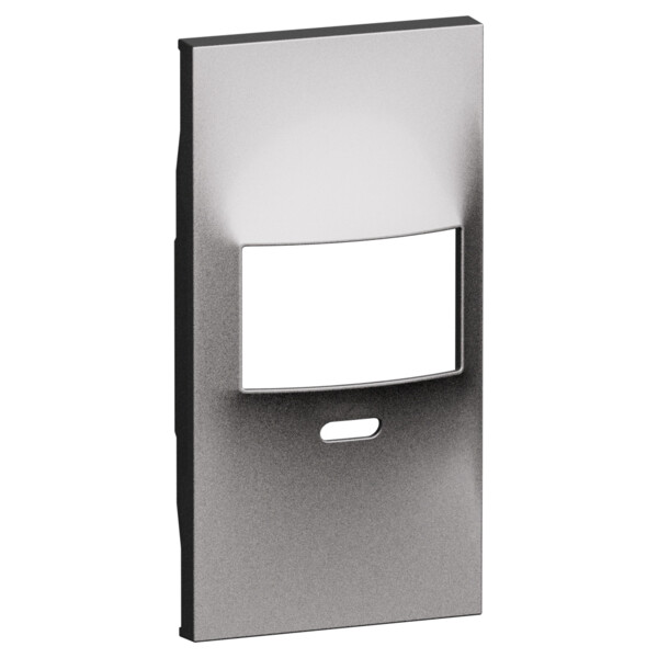 Enjoliveur détecteur 2 fils avec dérogation 2 modules Acier - Living Now - Arnould - BTKS17SL