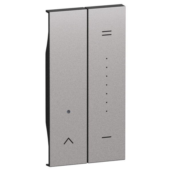 Enjoliveur variateur 2 modules Acier - Living Now - Arnould - BTKS19