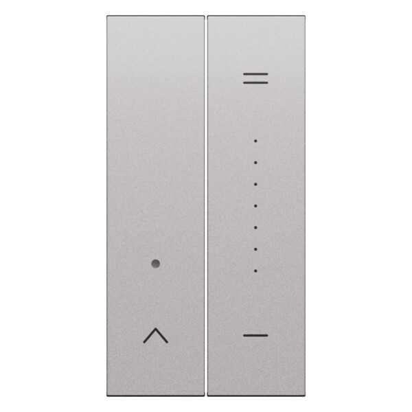 Enjoliveur variateur 2 modules Acier - Living Now - Arnould - BTKS19