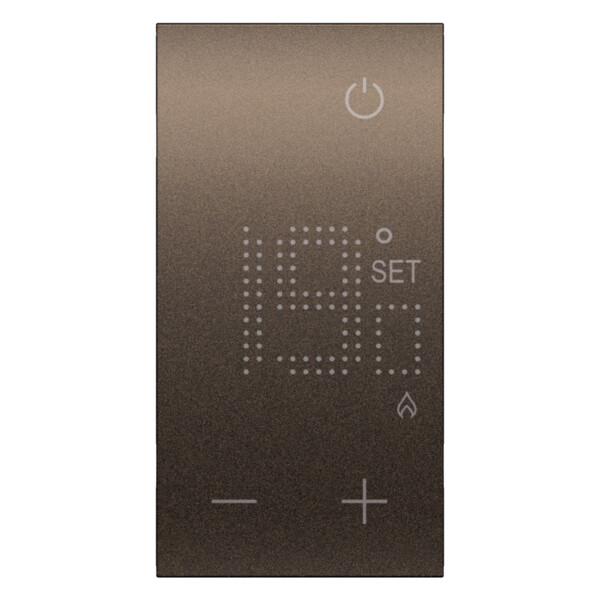 Thermostat d'ambiance 230 V Bronze - Living Now - Arnould - BTKB4441