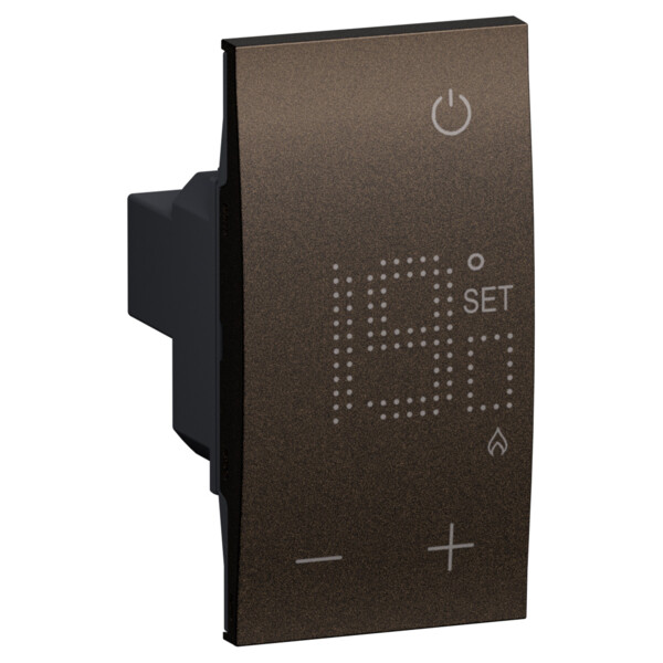 Thermostat d'ambiance 230 V Bronze - Living Now - Arnould - BTKB4441